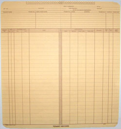 W6525NC TENANT LEDGER