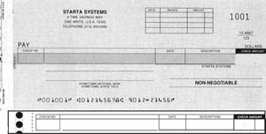 WCKD5DNP CASH DISBURSEMENT ONE-WRITE CHECK