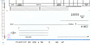 WCKD6 DISBURSEMENT CHECK