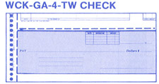 WCKGA4TW DISBURSEMENT CHECK - TOP-WRITE