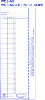 WDSM2C DEPOSIT SLIP- SPOT CARBON