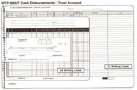 WFP800JT TRUST DISBURSEMENT JOURNAL