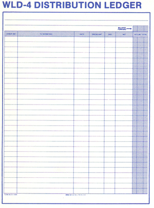 WLD4 UNIT DISTRIBUTION LEDGER