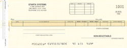 WWFP7200C ONE-WRITE PEGBOARD DISBURSEMENT CHECK